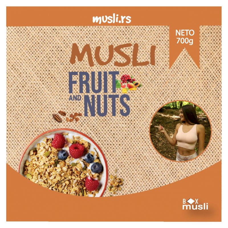 Musli fruit&nuts gotov musli za kupovinu i naručivanje